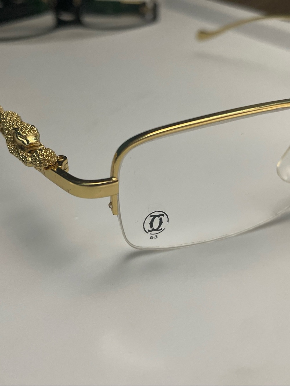 Cartier Paris 140 Eyeglasses Frames Gold Color 3168666   SKU 176 - Picture 13 of 15